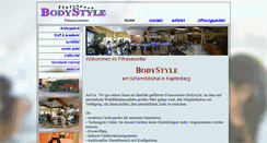 Desktop Screenshot of bodystyle-fitnesscenter.at